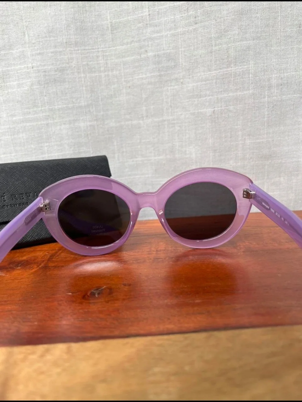 Prive Revaux Morningside Purple Round Sunglasses